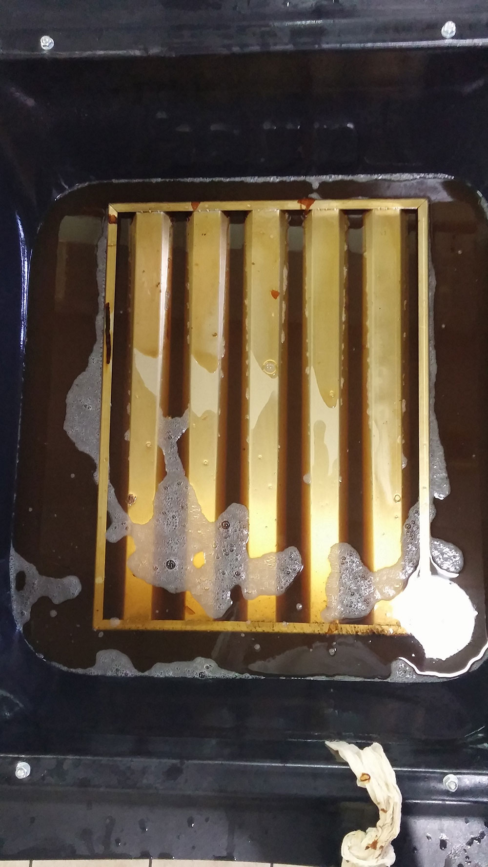 ניקוי מסנן נירוסטה - לפני