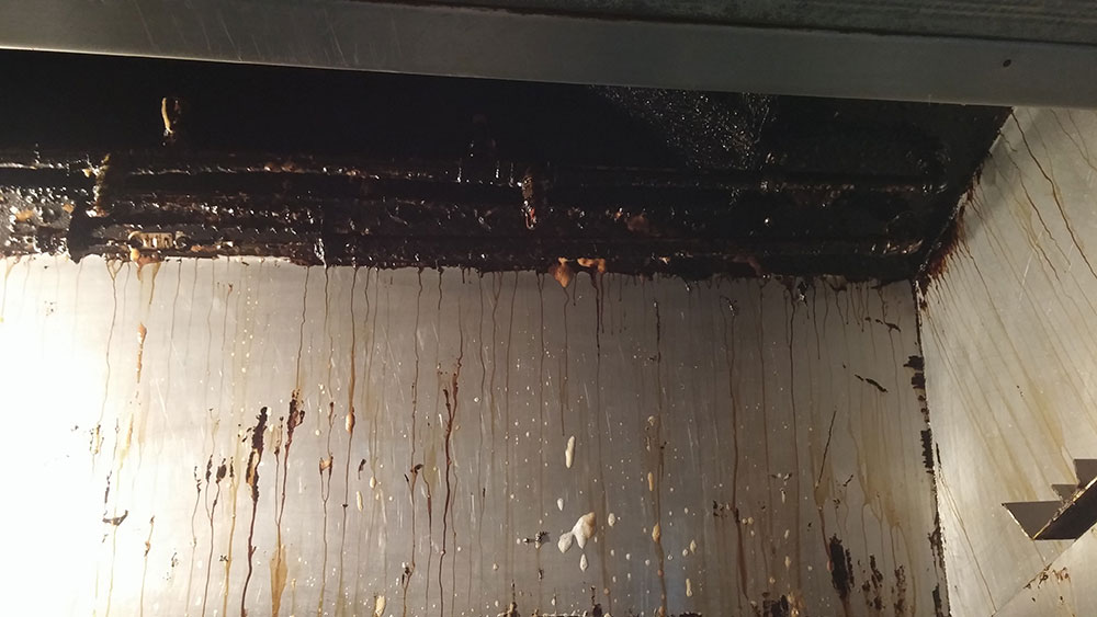 ניקוי מנדף - לפני